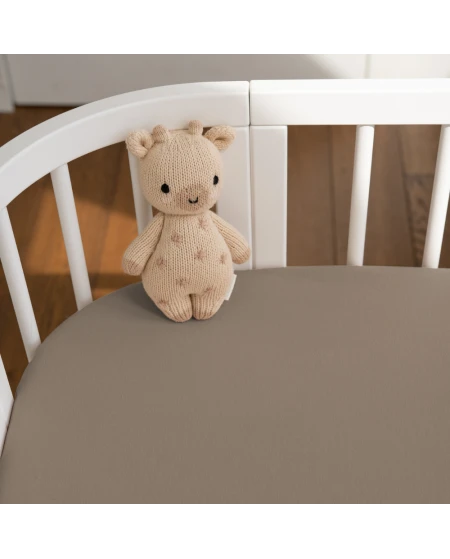Spannbettlaken aus Baumwolle 93x65 für 5in1 Babybett – Waldin
