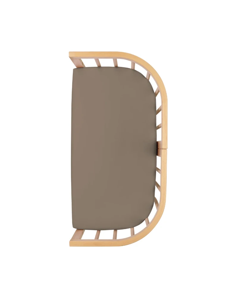 Spannbettlaken für Beistellbett 7in1 – Taupe | Waldin