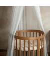 Ovales 7in1 Babybett mit Matratze - Vintage