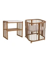 7in1 Babybett mit Matratze - Vintage | Waldin