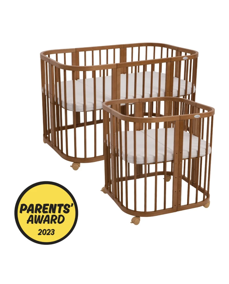 7in1 Babybett mit Matratze - Vintage | Waldin