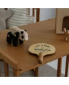 Ovales 7in1 Babybett mit Matratze - Vintage