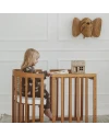 Ovales 7in1 Babybett mit Matratze - Vintage