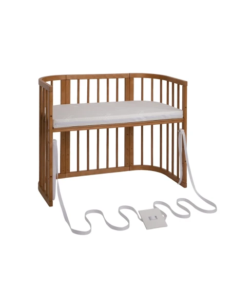 5in1 Babybett mit Matratze und Wiege - Vintage| Waldin