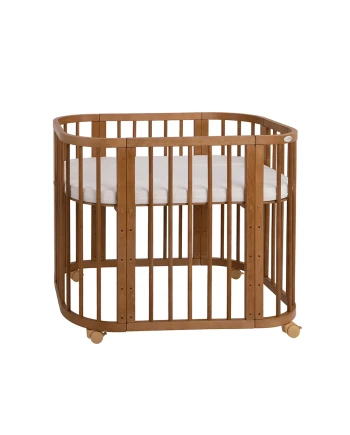 5in1 Babybett mit Matratze und Wiege - Vintage| Waldin