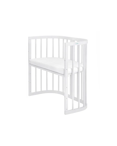 7in1 Babybett mit Matratze Weiß | Waldin
