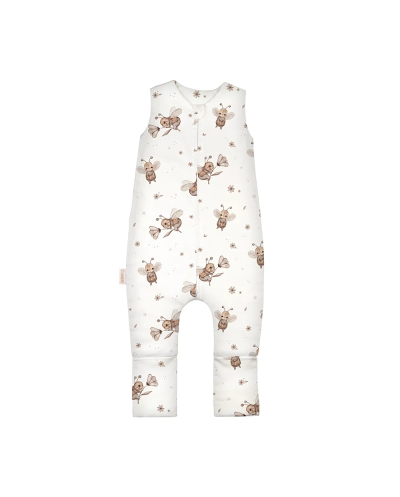 Baumwoll-Schlafsack mit Beinen Weiß 1-2 Jahre | Waldin Baumwoll-Schlafsack mit Beinen Weiß 1-2 Jahre | Waldin