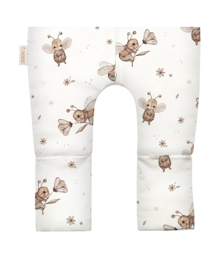 Baumwoll-Schlafsack mit Beinen Weiß 1-2 Jahre | Waldin