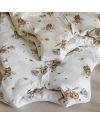 Baumwoll-Schlafsack mit Beinen Weiß 1-2 Jahre | Waldin