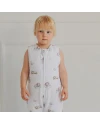 Baumwoll-Schlafsack mit Beinen Lullaby Weiß 3-4 Jahre | Waldin