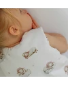 Baumwoll-Schlafsack mit Beinen Lullaby Weiß 3-4 Jahre | Waldin