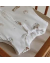 Baumwoll-Schlafsack mit Beinen Lullaby Weiß 3-4 Jahre | Waldin