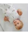 Baumwoll-Schlafsack mit Beinen Lullaby Weiß 3-4 Jahre | Waldin