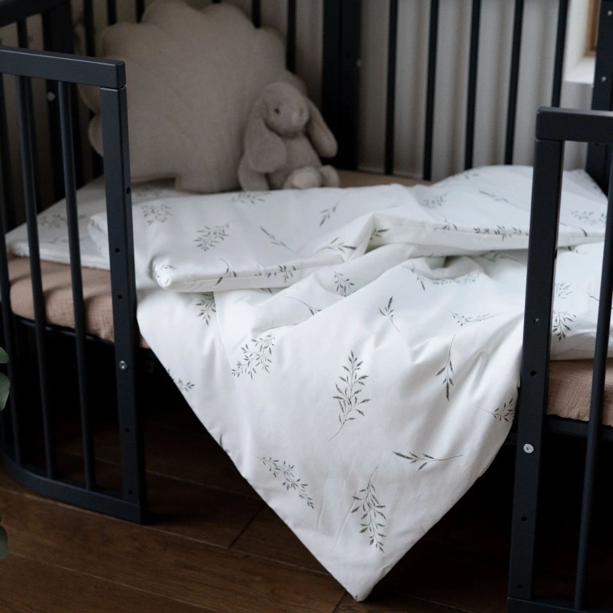 Children's bedding Junior 90x120 Green Twings